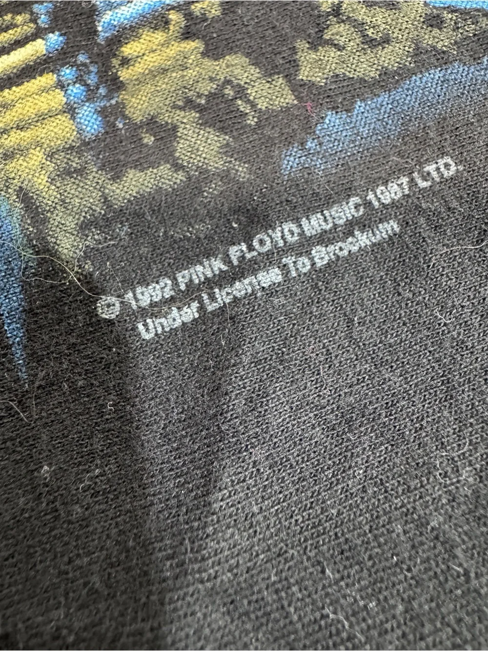PINK FLOYD Wish You Were Here Vintage 1992 Brockum World wide Tee Shirt L EUC - Picture 6 of 9